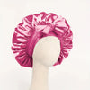 Adjustable Satin Sleep Bonnet with Tie Band