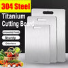 Double-Sided Stainless Steel Cutting Board