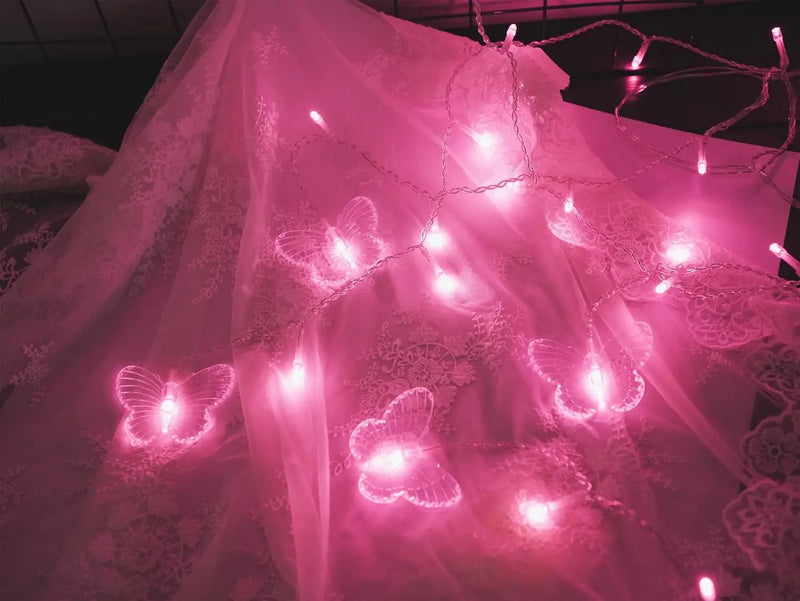Guirlande LED Papillon Alimentée par USB