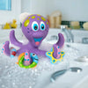 Floating Octopus Bath Toy with Ring Toss Game
