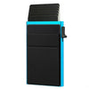 Slim RFID Blocking Metal Cardholder with Pop-Up Mechanism