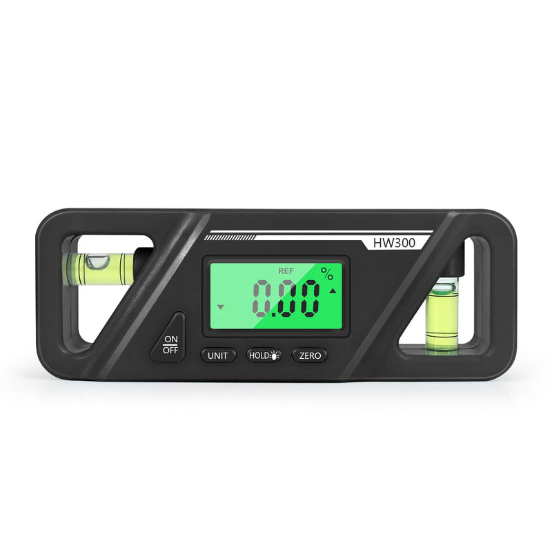 Digital Magnetic Inclinometer with Backlit LCD Display