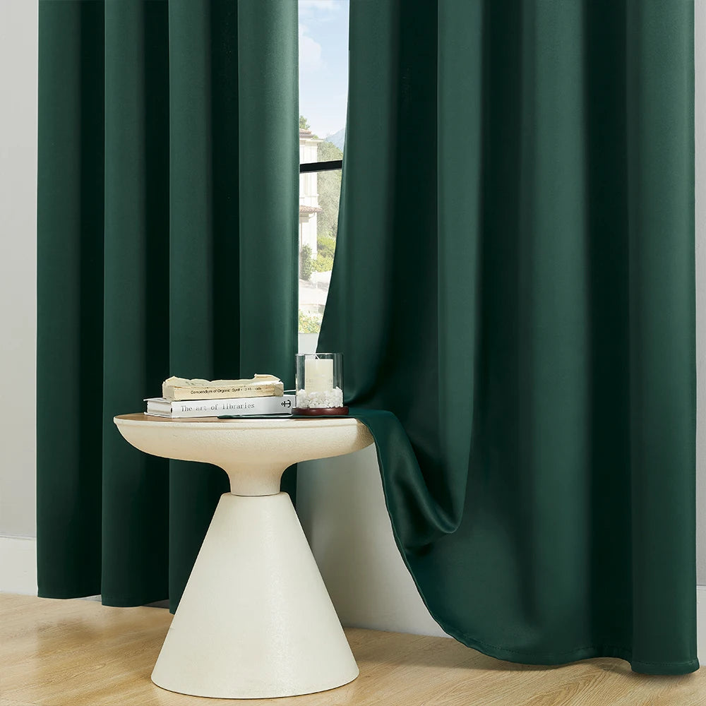 Solid Color Blackout Curtain for Bedroom and Living Room