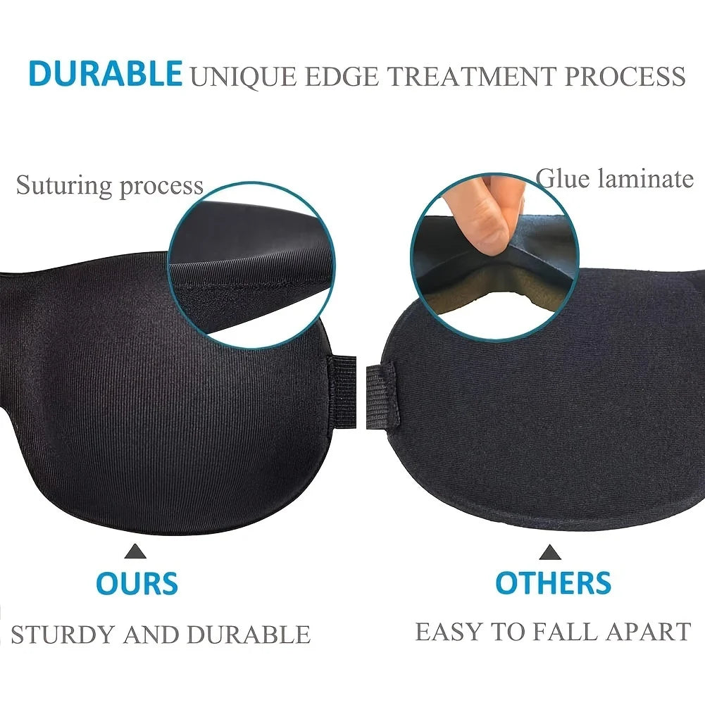 3D Contoured Sleep Mask for Light Blocking