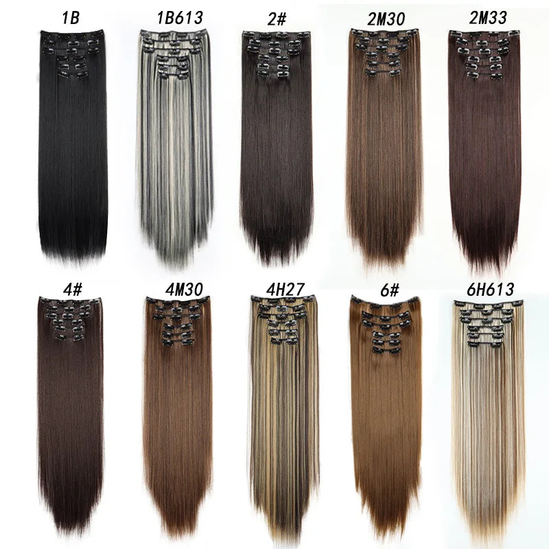 Clip-In Synthetic Hair Extensions