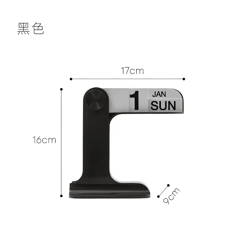 Modern Flip-Top Desktop Calendar