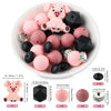 Cartoon Animal Silicone Focal Beads for Jewelry Making