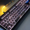 Black Spider Side-Printed Translucent Keycaps for Mechanical Keyboards