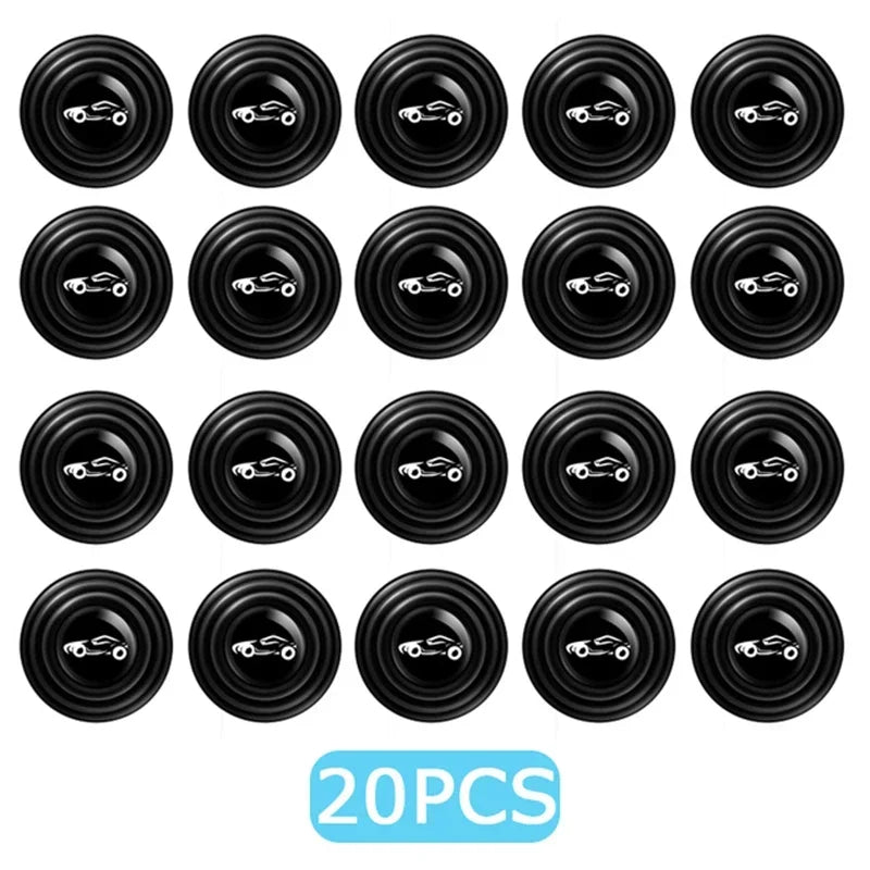 Universal Silicone Car Door Anti-Shock Bumpers & Noise Dampeners