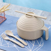 Microwave Ramen Bowl Set with Lid & Utensils