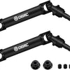A set of heavy-duty steel CVD drive shafts for 1/10 RC trucks, black in color.