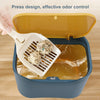 Compact Press-Seal Cat Litter Bin
