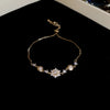 Rhinestone Round Clasp Bracelet