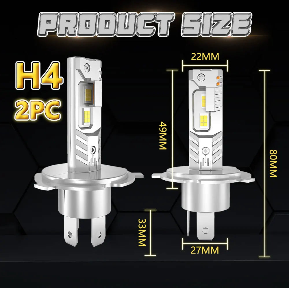 Mini LED Headlight Bulbs with High Brightness and Long Lifespan