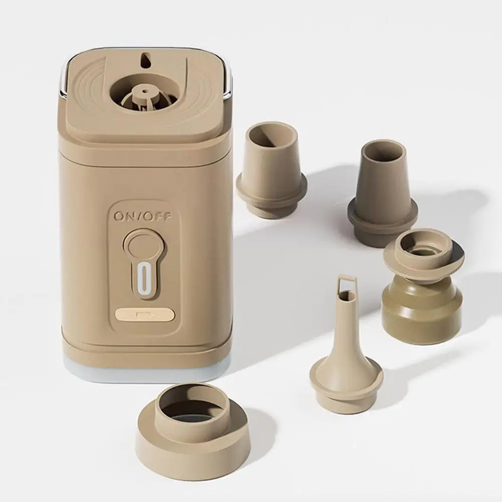 3-in-1 Tragbare Luftpumpe mit LED-Licht