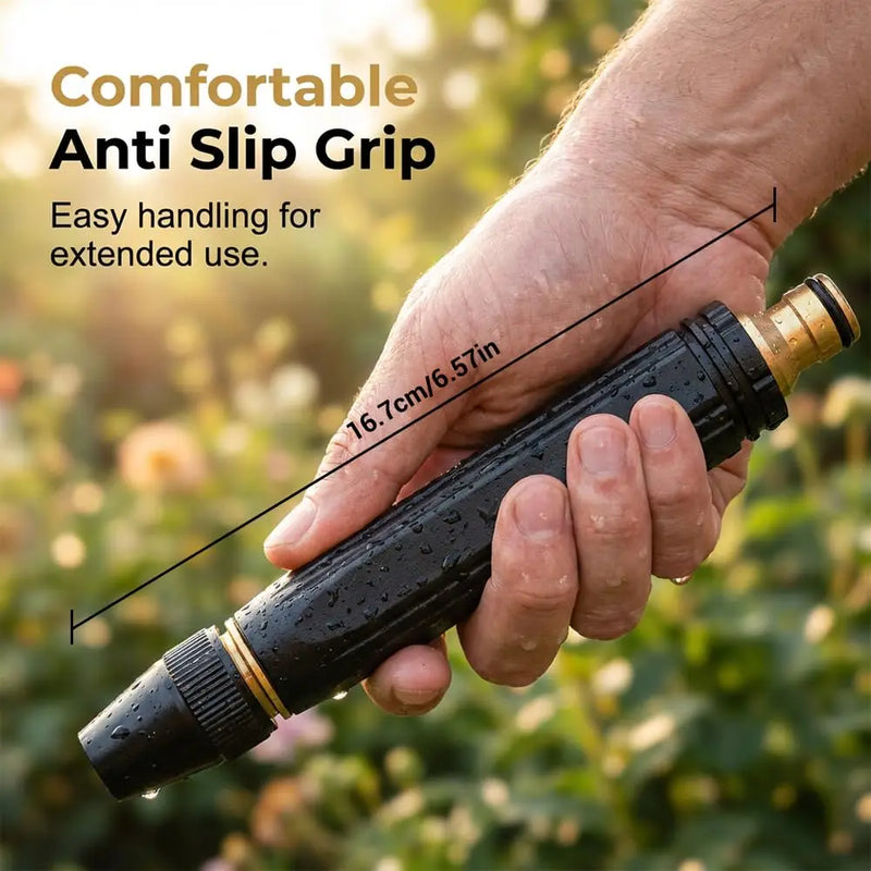 Adjustable High-Pressure Garden Hose Nozzle