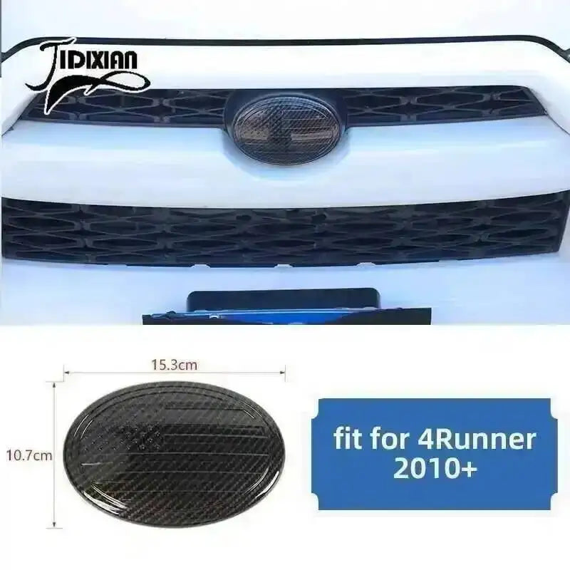 Black carbon fiber trim kit for Toyota 4Runner vehicle interior
