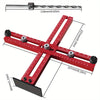 Adjustable Aluminum Cabinet Handle Jig with Drill Guide