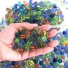 50 Colorful 14mm Glass Marbles for Vase, Fish Tank & Home Decor
