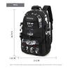 Black Wegeni travel backpack with a shoe compartment and laptop sleeve shown from the front.