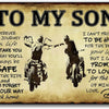 Vintage Metal Wall Sign