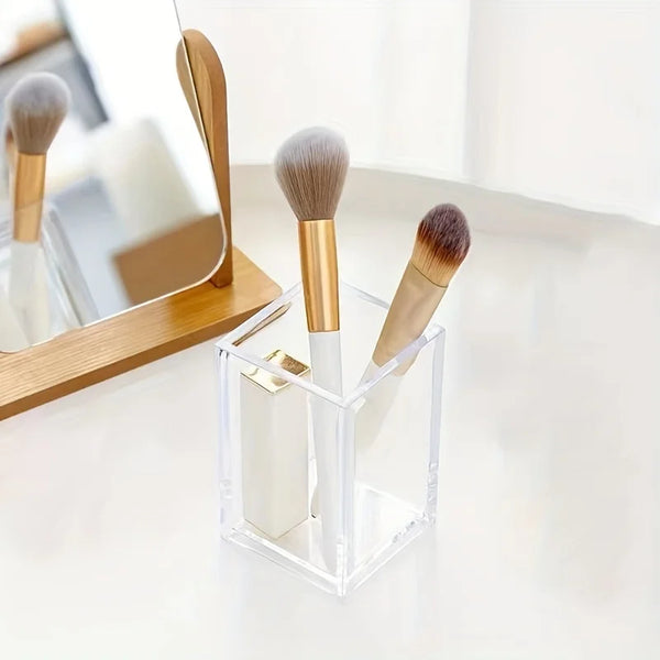 Clear Acrylic Square Pen Holder