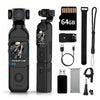 4K Pocket Action Camera with Rotating Lens