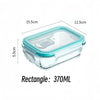 Tupperware de Vidrio Borosilicato Rectangular con Tapa Hermética