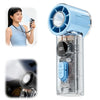Portabler USB-Ladebarer Handheld-Lüfter mit LED