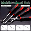 4-Piece Oil Seal Hook Removal Tool Set for O-Rings and Gaskets