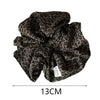 Oversized Leopard Print Scrunchie