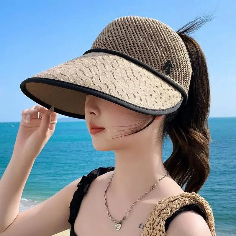 Wide Brim Straw Sun Hat