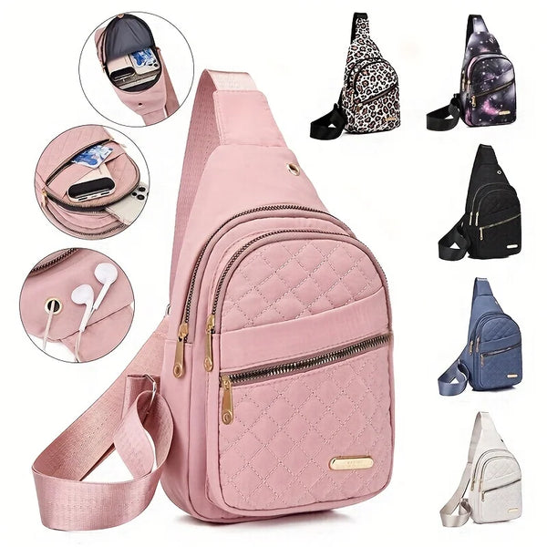 Quilted Crossbody Sling Bag for Women