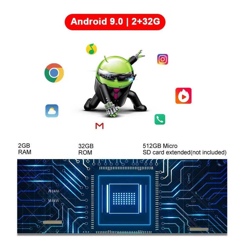 4-Channel 360° Mirror Dash Cam with GPS & Android OS