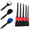 6-Piece Car Detailing Brush Set for Wheels, Dashboards & Vents