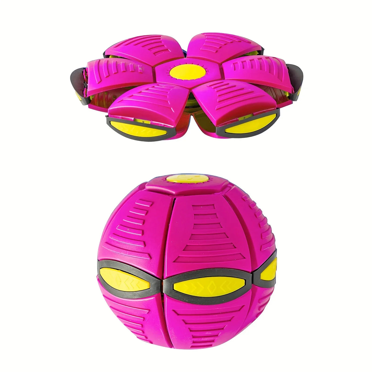 Interactive Transforming Flying Saucer Dog Toy – Durable & Fun