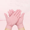 Pink Nitrile Disposable Gloves, Powder-Free