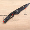 Compact Stainless Steel Folding Knife for Outdoor Adventures