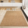 Minimalist Faux Sisal Jute Rug with Anti-Slip Backing