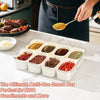 8-Compartment Portable Snack Box with Lid and Handle