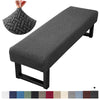 Stretch Jacquard Bench Cover – Modern, Washable Slipcover for Living Room Seating