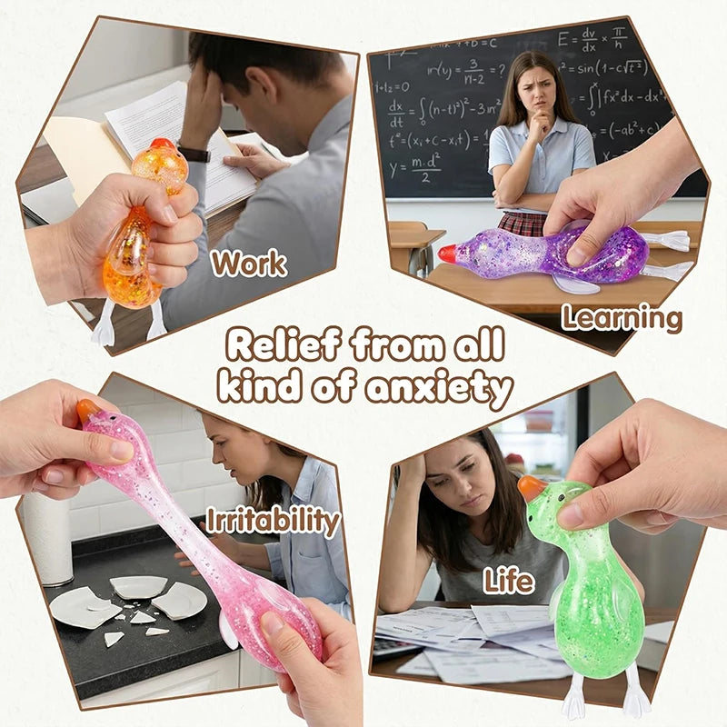 Balle anti-stress Canard Relaxante