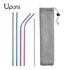 Reusable Stainless Steel Drinking Straws with Cleaning Brush
