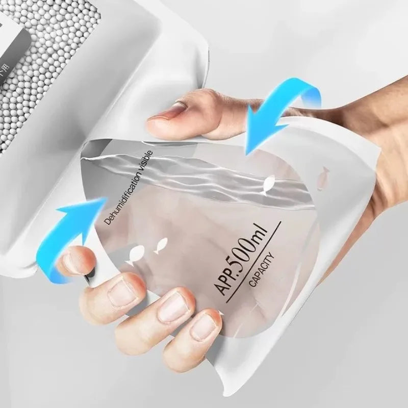 Hanging Moisture Absorber Bags for Wardrobe & Closet