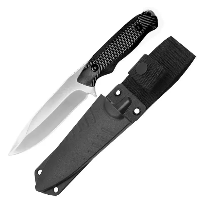 Stainless Steel Fixed Blade Outdoor Knife with Sheath