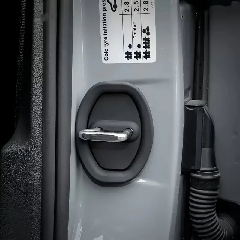 Door Lock Rubber Sleeve Protective Pads for Cars