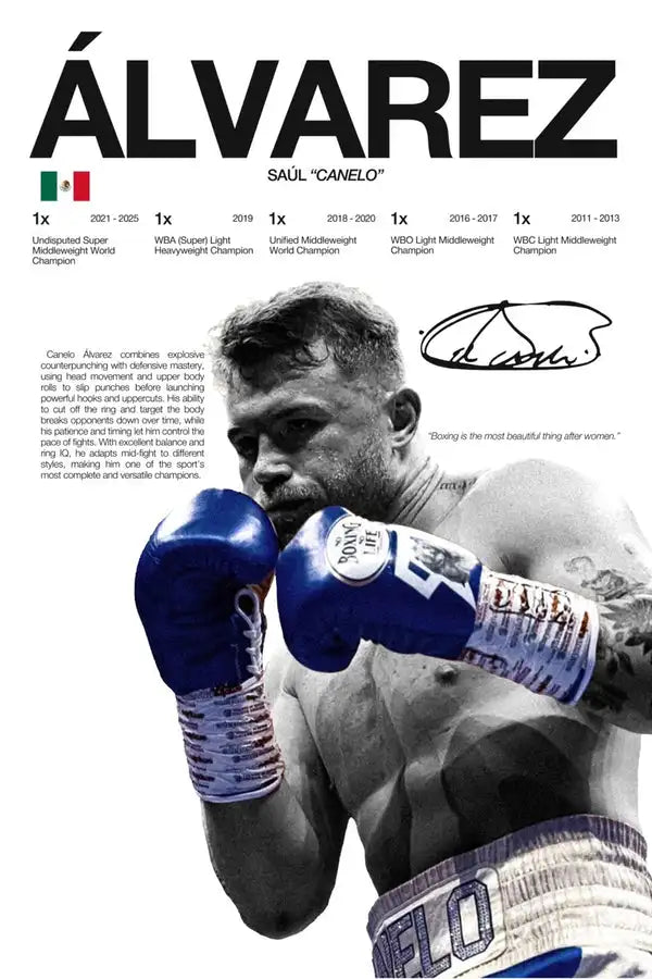 Martial Arts Legend Canvas Wall Art – Inspirational MMA Fighter Poster for Gym & Home
