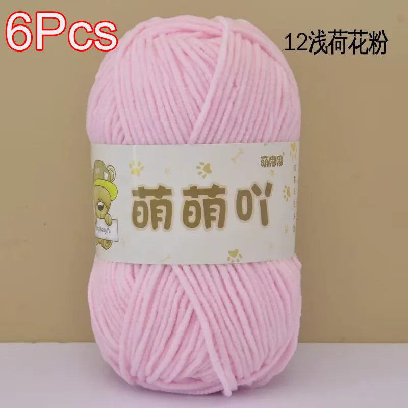 Soft Chenille Yarn for Crocheting and Knitting