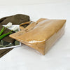 Clear PVC Tote Bag with Letter Print