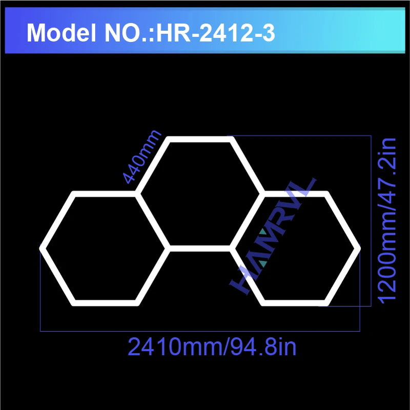 Hexagon LED Ceiling Light Panel